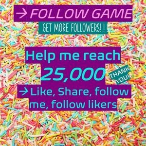🍭Follow game for 25,000 🍬GET MORE FOLLOWERS